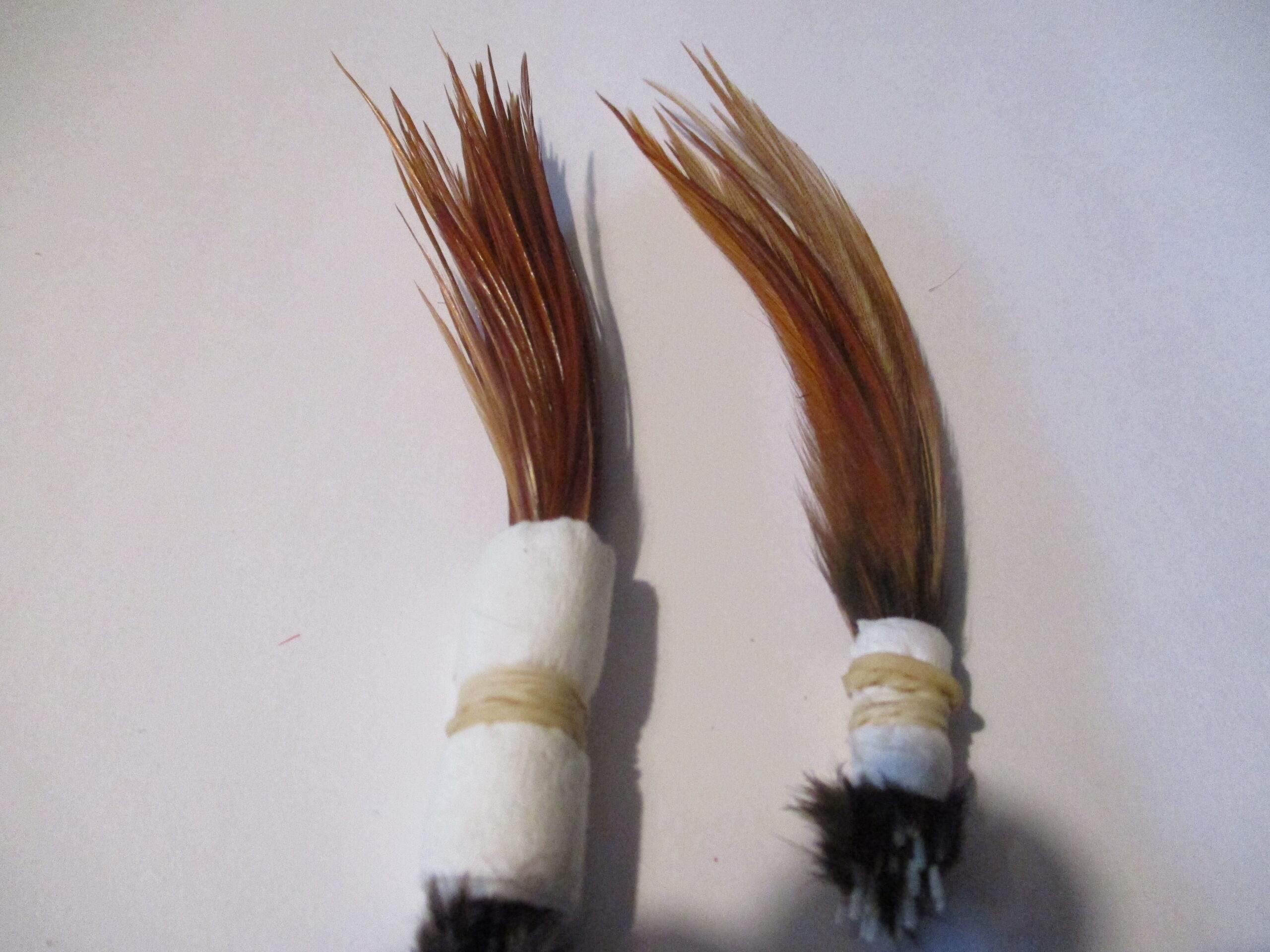 brown fly tying hackle feathers