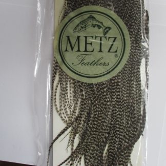 Metz saddle micro barb saddle grizzle grade 2