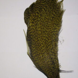 Metz medium olive grizzle half cock neck cape