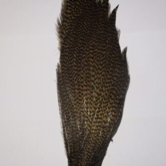 Metz dark olive grizzle half cock neck cape