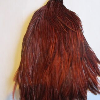 Metz red game cock neck cape hackle grade 2