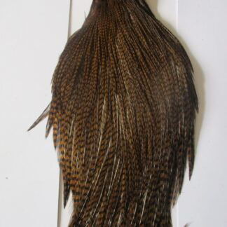 Premium dark olive grizzle cock neck cape genetic grade 2 (Copy)
