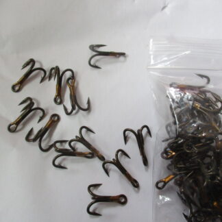 partridge treble hooks CS9 x 50 size 8s black lures spinners flying c's
