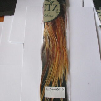 Metz micro barb ginger saddle grade 2 half