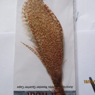 Metz light barred ginger quarter cock neck cape