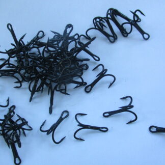 partridge treble hooks X1 x 50 size 3/0s black lures spinners flying c's